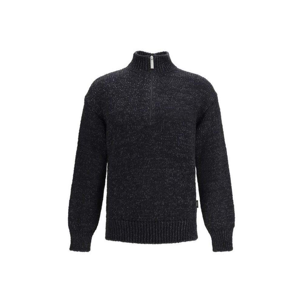 LAMINAR Black Cotton Men's Sweatshirt